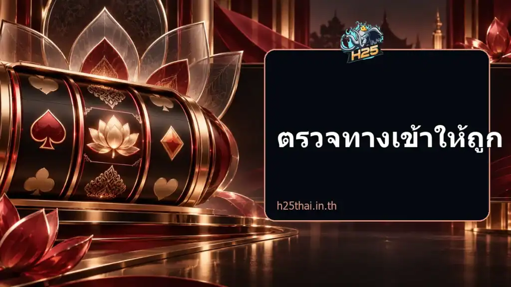 ตรวจทางเข้าให้ถูก